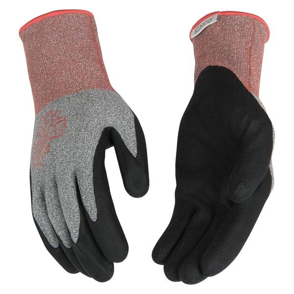 Kinco Kinco Women's Nylon/Spandex Knit Gloves withNitrile Palm 1797W-L